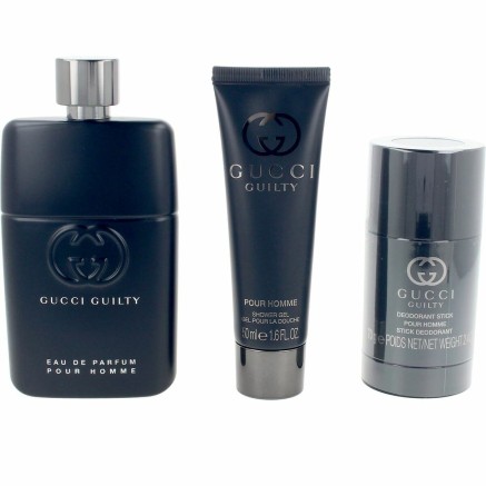 Men's Perfume Set Gucci GUILTY POUR HOMME 3 Pieces