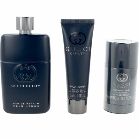 Cofanetto Profumo Uomo Gucci GUILTY POUR HOMME 3 Pezzi