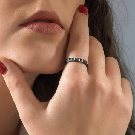 Ring Heren AN Jewels AR.R1NS06BK-7 7