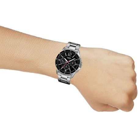 Reloj Hombre Casio MULTIFUNCTION CALENDAR - BLACK Negro Plateado (Ø 4