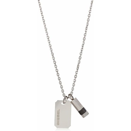 Collana Uomo Diesel DX1156040 Argentato