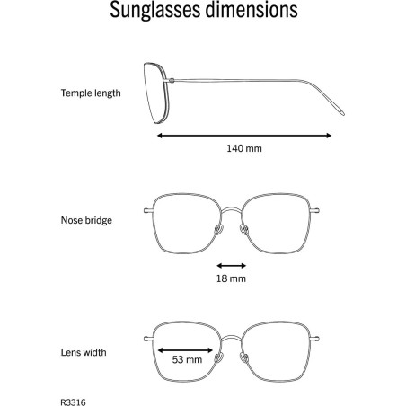 Ladies' Sunglasses Rodenstock R3316