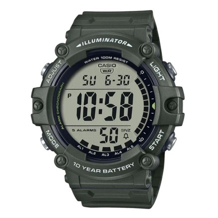 Montre Homme Casio ILLUMINATOR WORLDTIME - LONG STRAP Noir (Ø 51 mm)