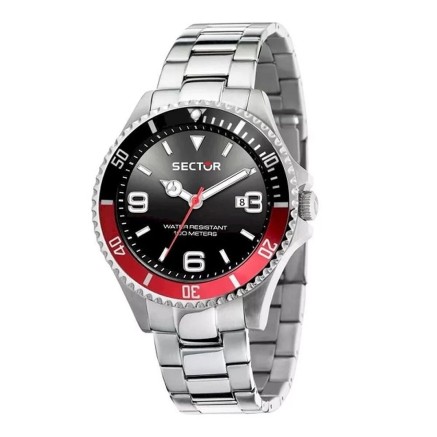 Orologio Uomo Sector 230 Nero (Ø 43 mm)