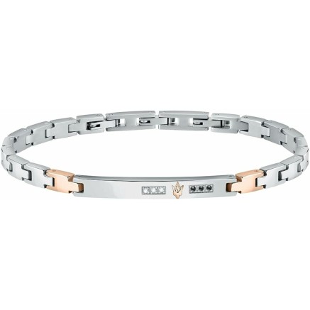 Herrenarmreif Maserati JEWELS W-DIAMOND Edelstahl