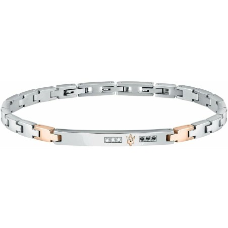 Bracciale Uomo Maserati JEWELS W-DIAMOND Acciaio inossidabile
