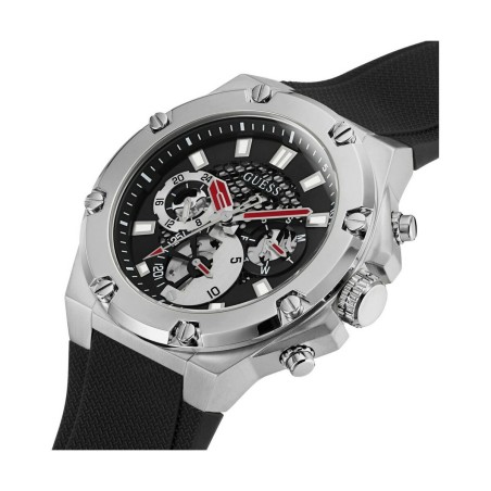 Orologio Uomo Guess GW0334G1 Nero (Ø 46 mm)
