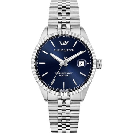Orologio Uomo Philip Watch R8253597077 Argentato