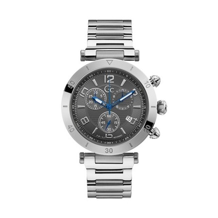 Horloge Heren Guess Y68001G5MF Grijs Zilverkleurig