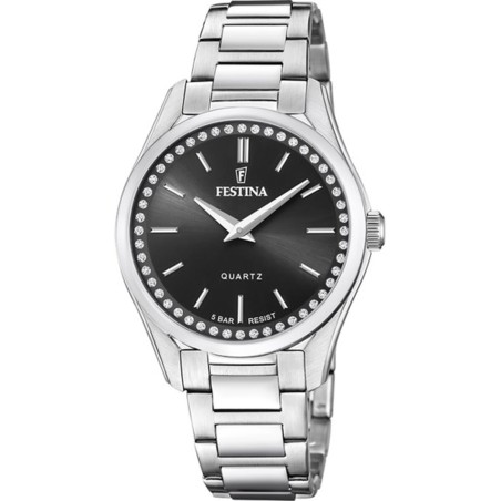 Herrenuhr Festina F20583/4 Schwarz Silberfarben