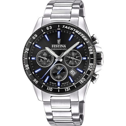Horloge Heren Festina F20560/5 Zwart Zilverkleurig