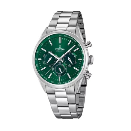 Orologio Uomo Festina F16820/R Verde Argentato