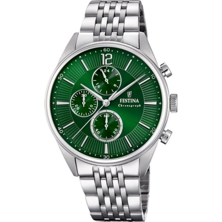 Orologio Uomo Festina F20285/8 Verde Argentato