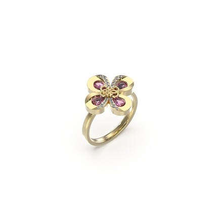 Anillo Mujer Guess JUBR03061JWYGPK54 14