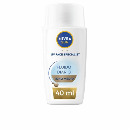 Sonnenschutzcreme für das Gesicht Nivea SUN FACIAL Mittlerer Ton Spf
