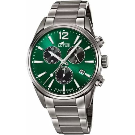 Orologio Uomo Lotus 18682/4 Verde Argentato