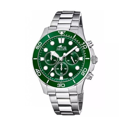 Horloge Heren Lotus 18756/2 Groen Zilverkleurig