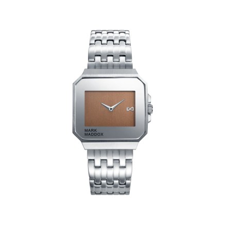 Unisex-Uhr Mark Maddox HM7113-40 Silberfarben (Ø 40 mm)