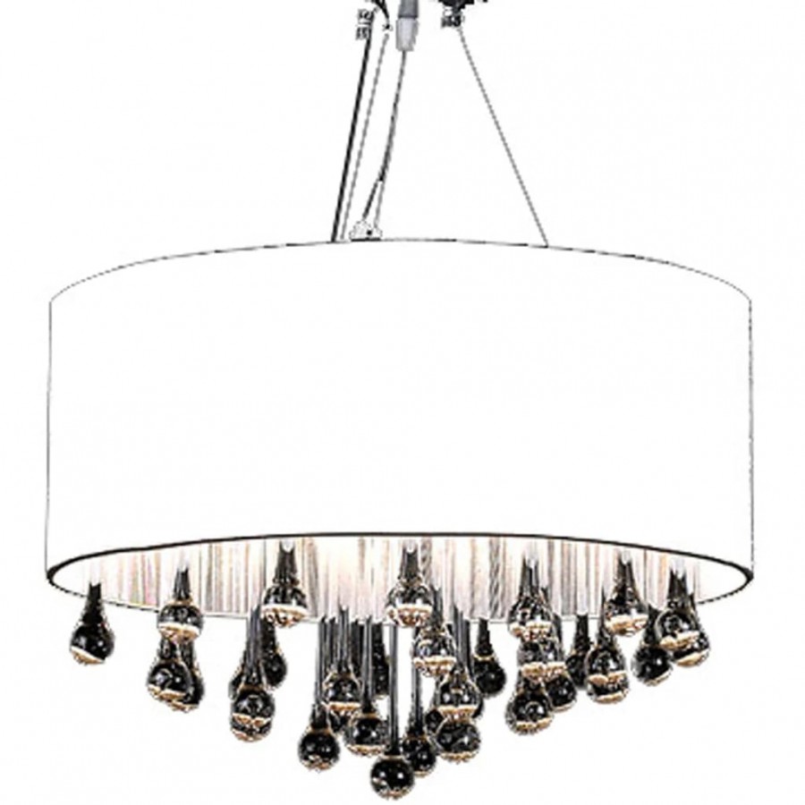 Lustre avec 85 cristaux Blanc