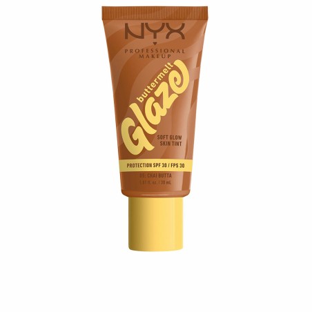 Crème Solaire Avec Couleur NYX BUTTERMELT GLAZE Nº 05-Chai Butta Spf