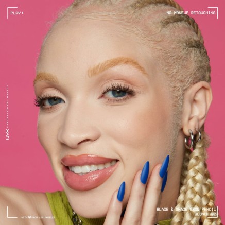 Lápiz de Cejas NYX BLADE & SHADE NANO Nº 02 Blonde 2