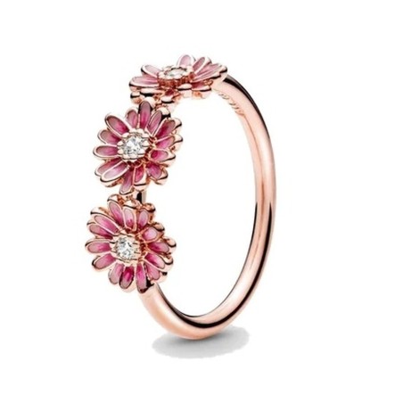 Ring Dames Pandora 188792C01-54 14 Roze goud