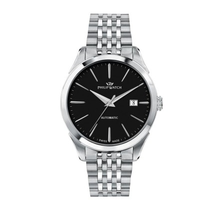 Orologio Uomo Philip Watch R8223217001 Nero Argentato (Ø 41 mm)