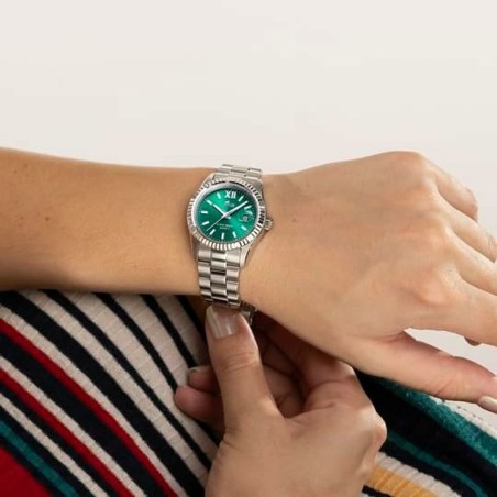 Horloge Heren Lotus 18930/4 Groen Zilverkleurig