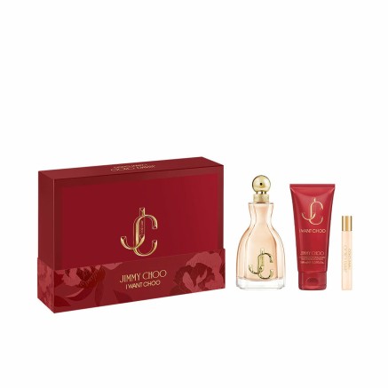 Set mit Damenparfüm Jimmy Choo I WANT CHOO 3 Stücke