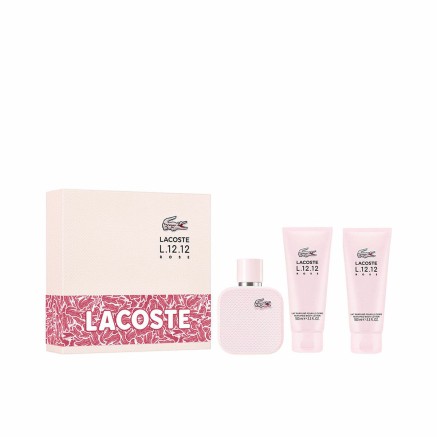 Set de Perfume Mujer Lacoste L.12.12 POUR ELLE 3 Piezas