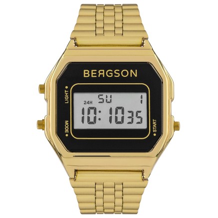 Reloj Unisex Bergson BGW8159U3 Negro (Ø 34 mm)