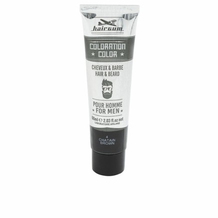 Teinture permanente Hairgum COLORATION Marron Nº4 Nº 4-Castano 60 g