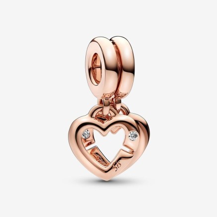 Charms für Damen Pandora LINKED SISTER HEARTS 2