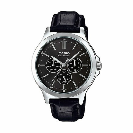 Orologio Uomo Casio MULTIFUNCTION BLACK, LEATHER Nero (Ø 41,5 mm) (Ø