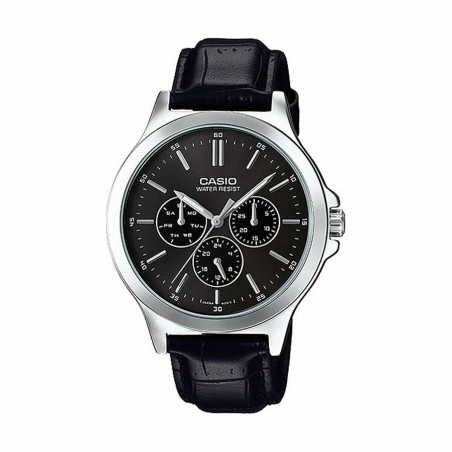 Reloj Hombre Casio MULTIFUNCTION BLACK, LEATHER Negro (Ø 41,5 mm) (Ø