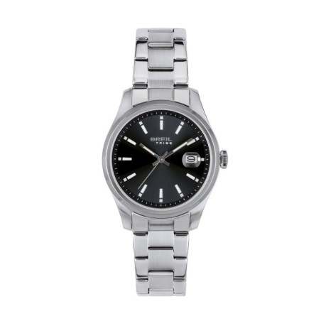 Unisex-Uhr Breil EW0651 Schwarz Silberfarben (Ø 36 mm)