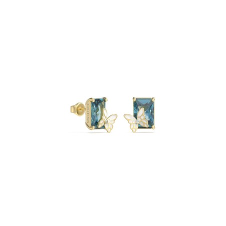 Boucles d´oreilles Femme Guess JUBE04095JWYGABT-U Doré Bleu