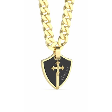 Herrenhalsband Guess JUMN04019JWYGBKT-U Kreuz 2