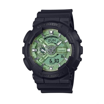 Orologio Uomo Casio G-Shock GA-110CD-1A3ER Nero Verde (Ø 51 mm)