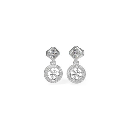 Damenohrringe Guess JUBE04154JWRHT-U Silberfarben