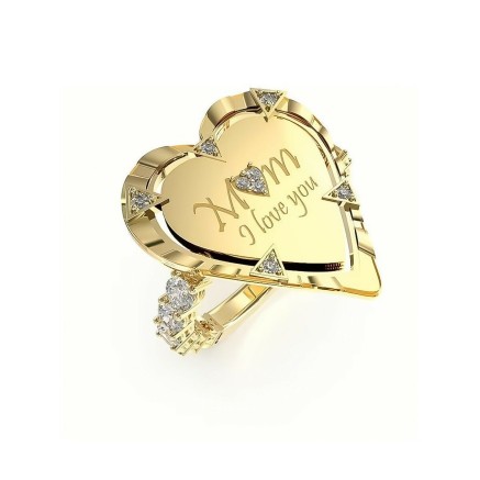 Bague Femme Guess JUBR04050JWYG54 Doré