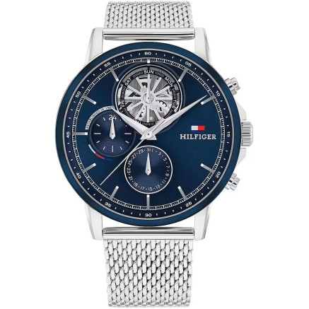 Orologio Uomo Tommy Hilfiger STEWART Argentato (Ø 44 mm)