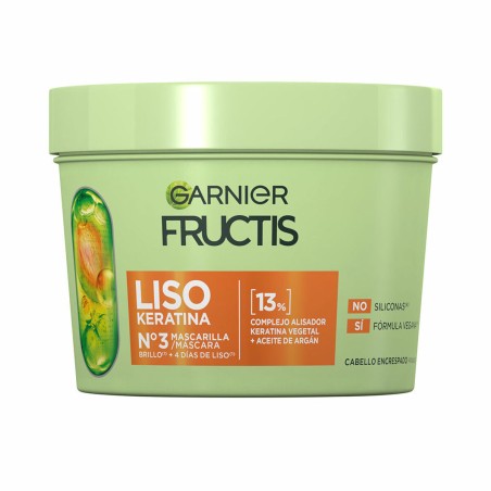 Maschera per Capelli Garnier FRUCTIS LISO KERATINA 370 ml