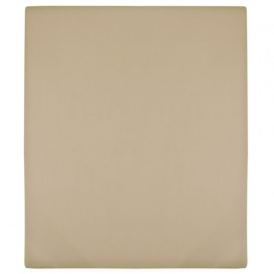 Drap-housse Jersey Taupe 180x200 cm...