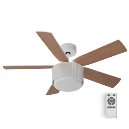 Deckenventilator Universal Blue 2009-UVT1349-23 Weiß Holz 35 W