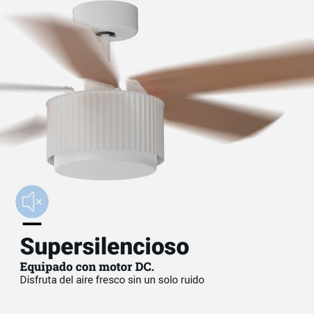 Ventilatore da Soffitto Universal Blue 2009-UVT1349-23 Bianco Legno 35