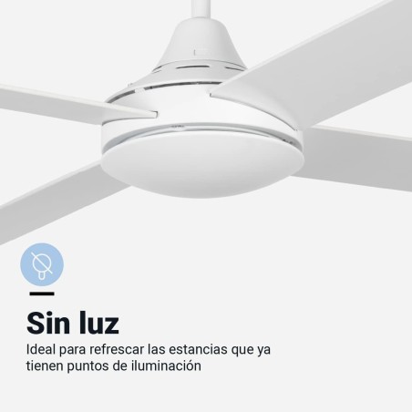 Ventilateur de Plafond Universal Blue 2013-UVT1353 Blanc 55 W