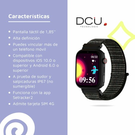 Smartwatch DCU 34159050 Schwarz