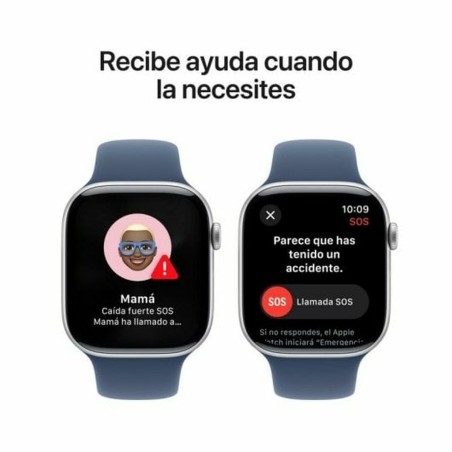 Men's Watch Apple MWWL3QL/A Blue Silver