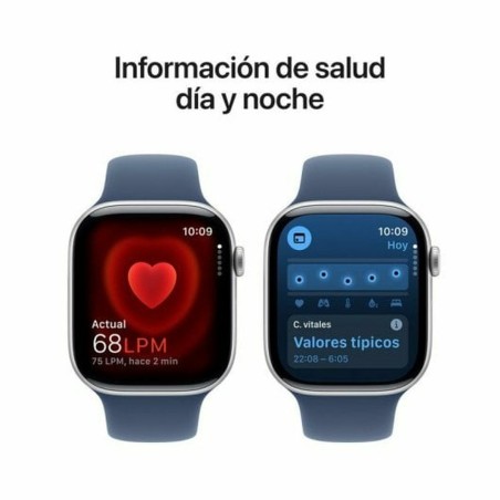 Men's Watch Apple MWWL3QL/A Blue Silver